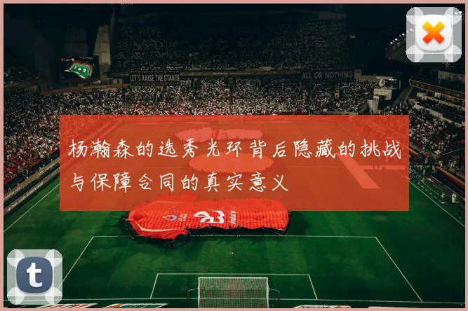 杨瀚森的选秀光环背后隐藏的挑战与保障合同的真实意义